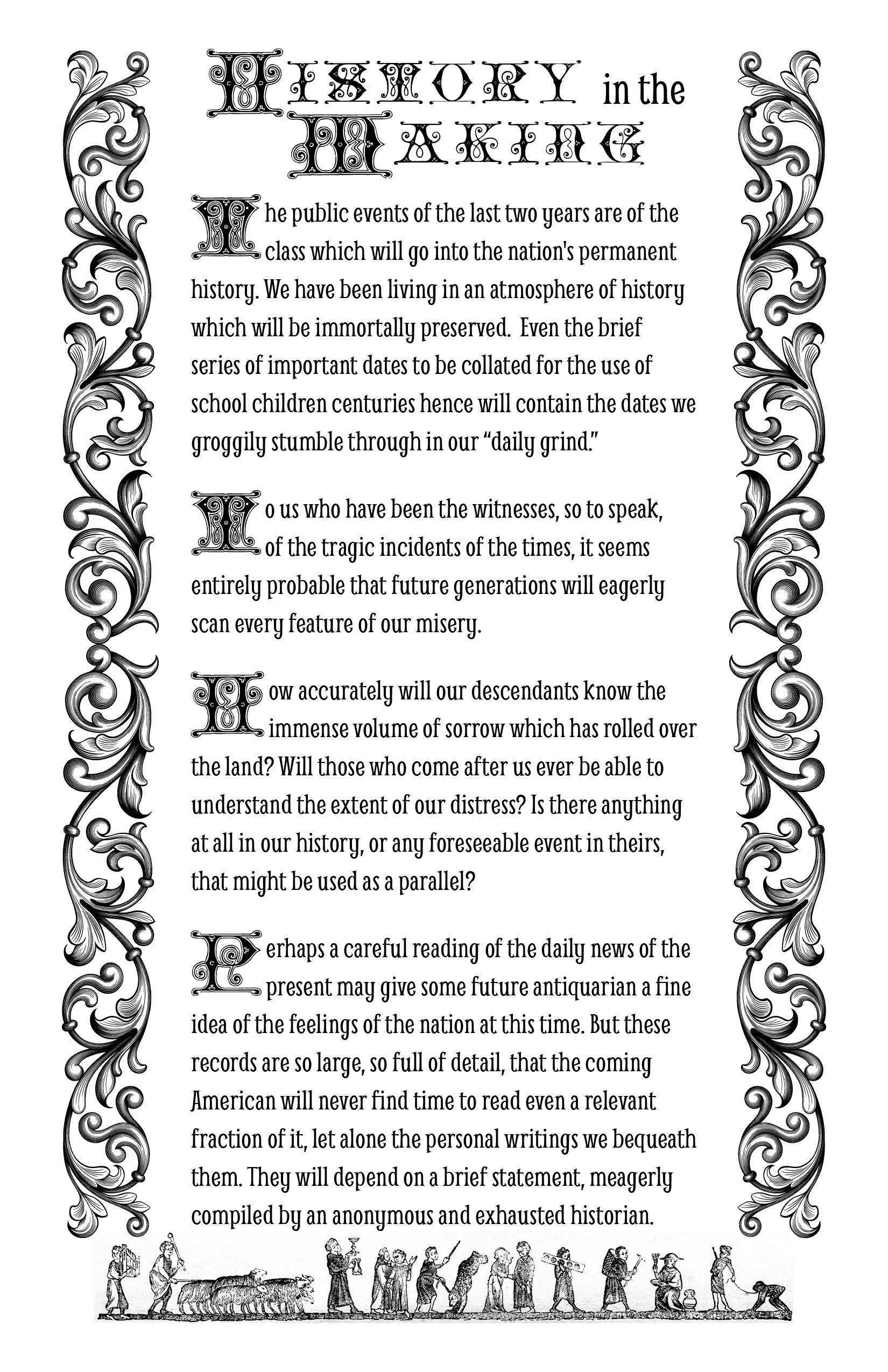 History In The Making Q.G. Pennyworth