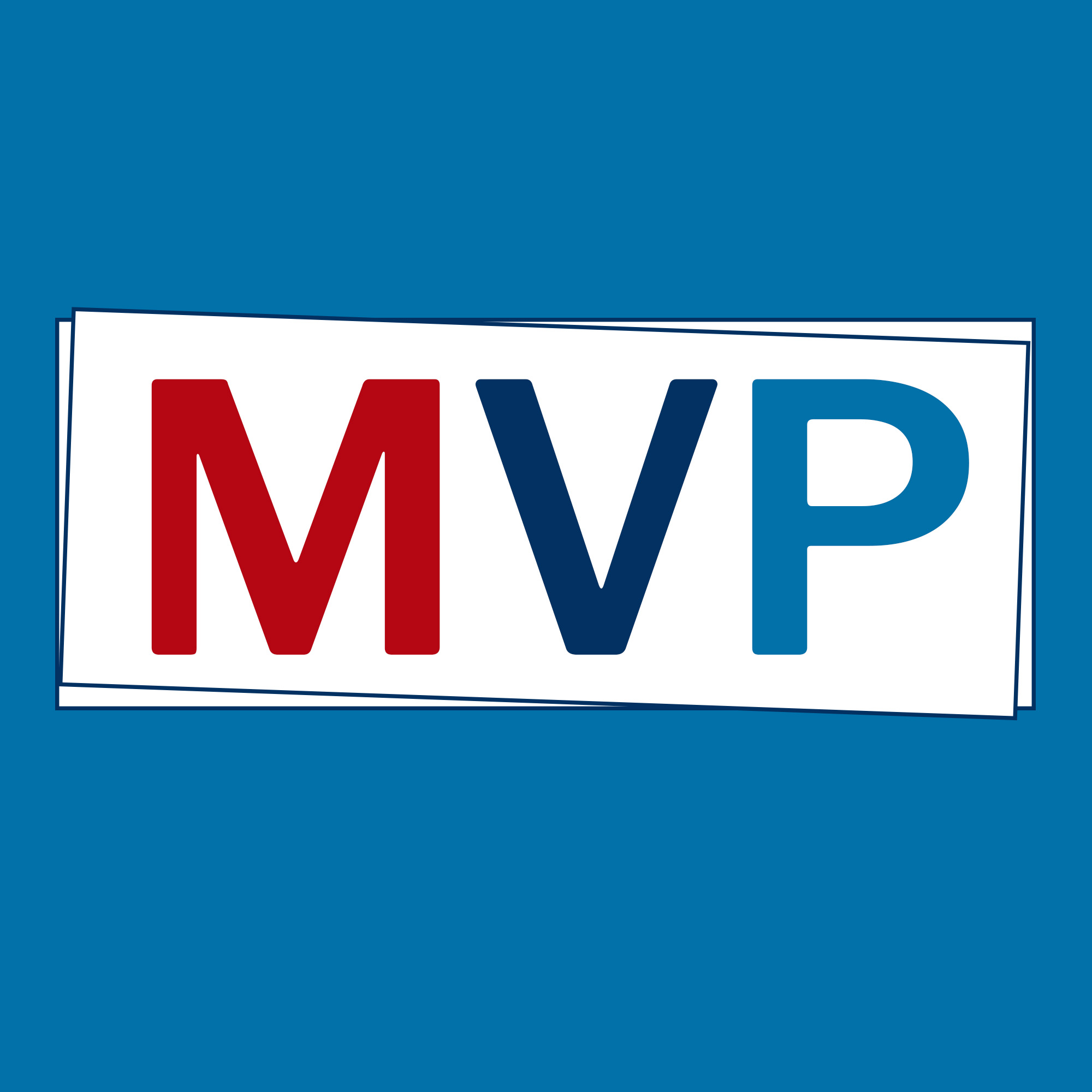 MVP letter logo